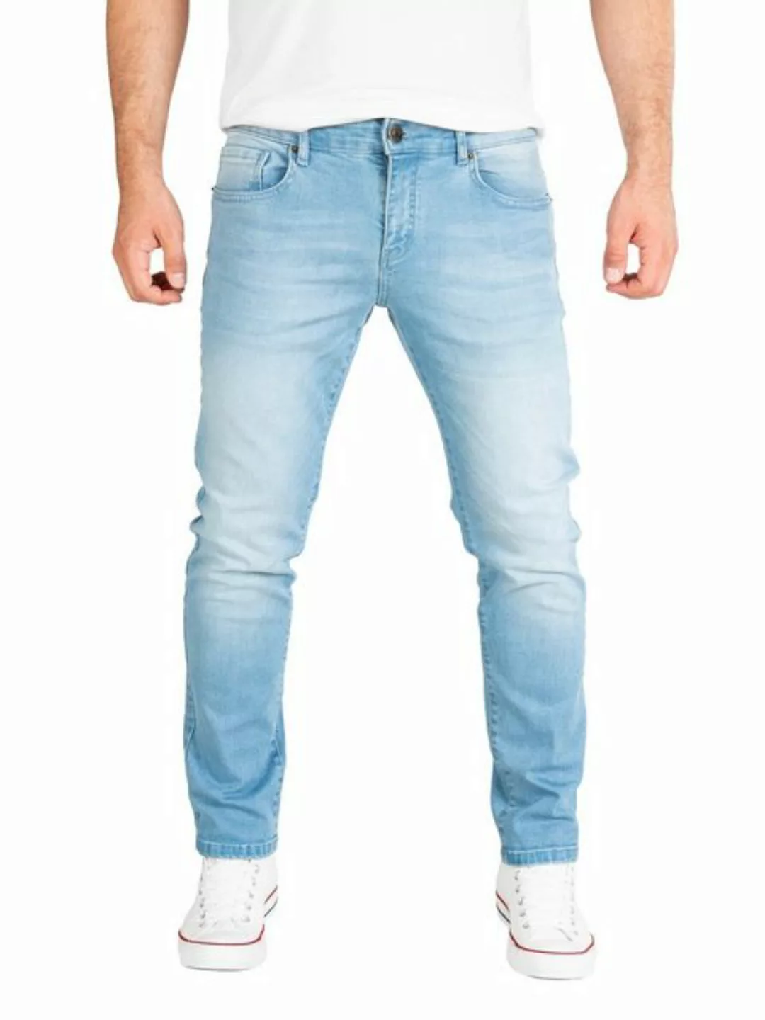 Yazubi Slim-fit-Jeans Akon Herren Jeans modernen Slim Fit Jeanshose mit Str günstig online kaufen
