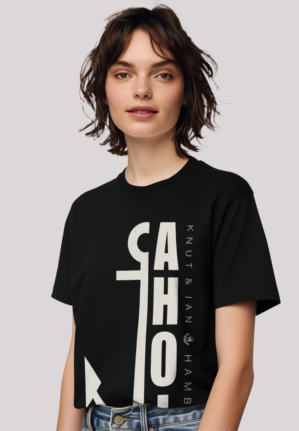 F4NT4STIC T-Shirt "Ahoi Anker Crop Knut & Jan Hamburg", Premium Qualität günstig online kaufen