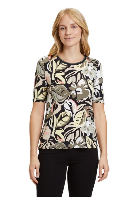 Betty Barclay Kurzarmshirt Betty Barclay Basic Shirt mit Print (1-tlg) Ripp günstig online kaufen