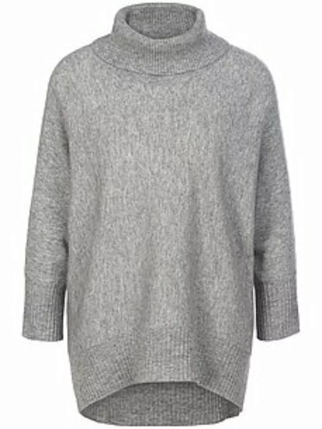 Rollkragen-Pullover aus Schurwolle und Kaschmir include grau günstig online kaufen