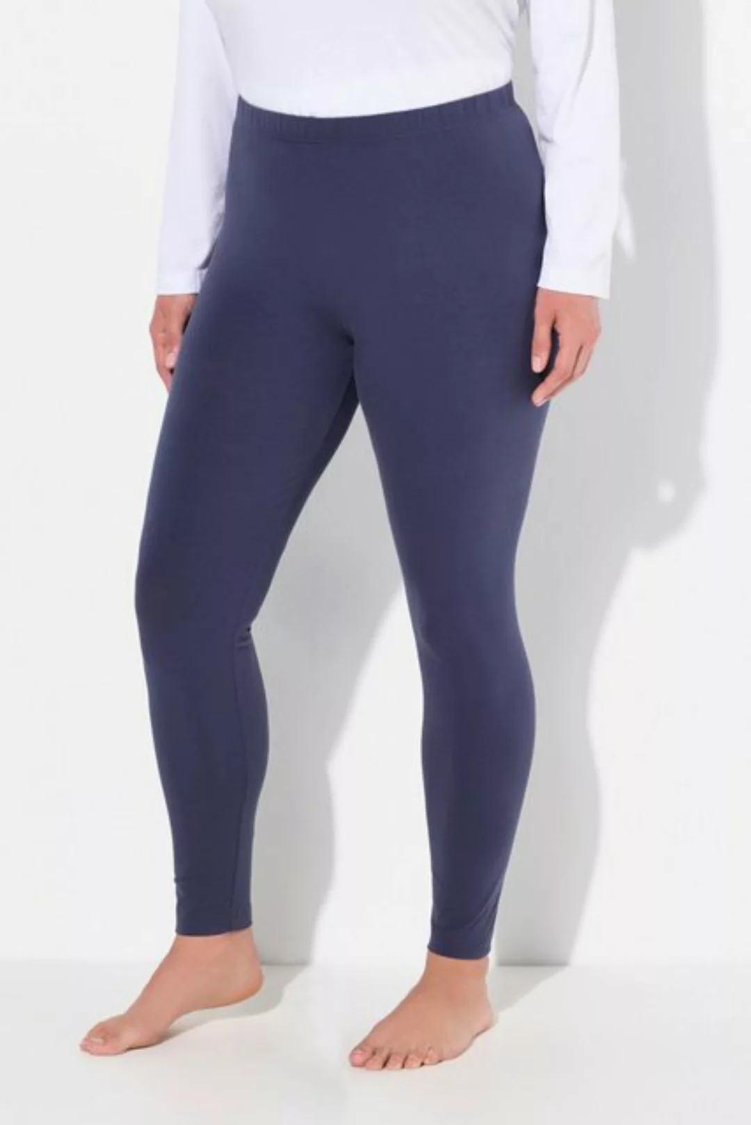 Ulla Popken Funktionshose Leggings Skinny Elastikbund OEKO-TEX günstig online kaufen