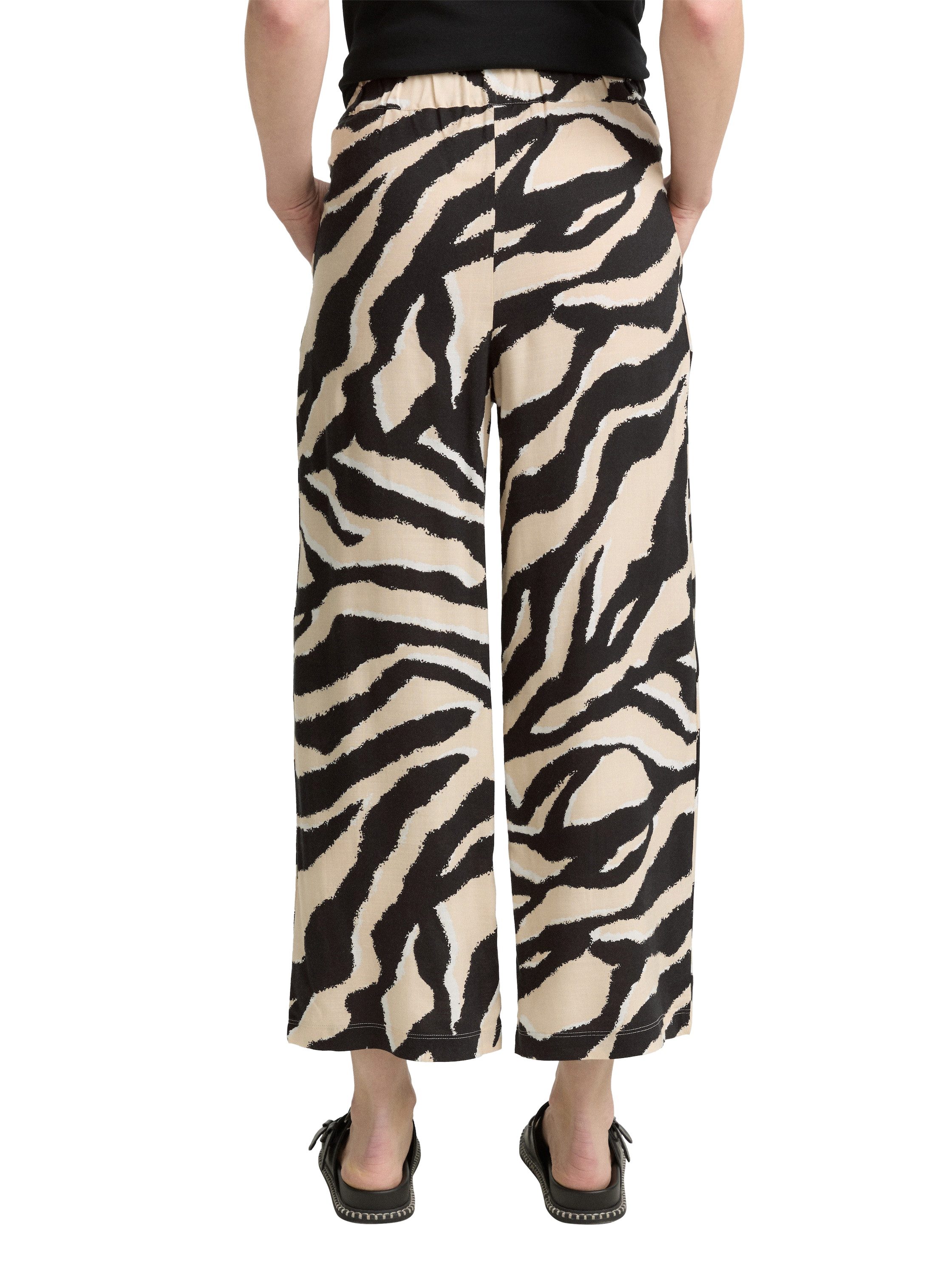 TOM TAILOR Culotte Sommerhose mit All-Over günstig online kaufen