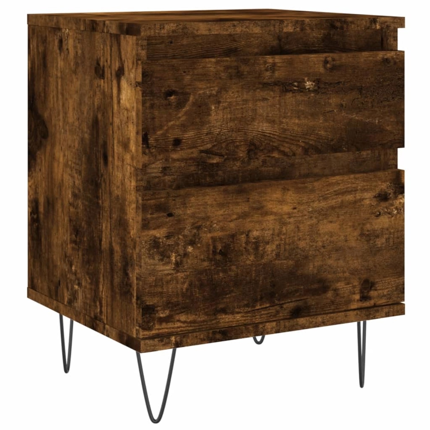 vidaXL Nachttisch Räuchereiche 40x35x50 cm Holzwerkstoff Modell 5 günstig online kaufen