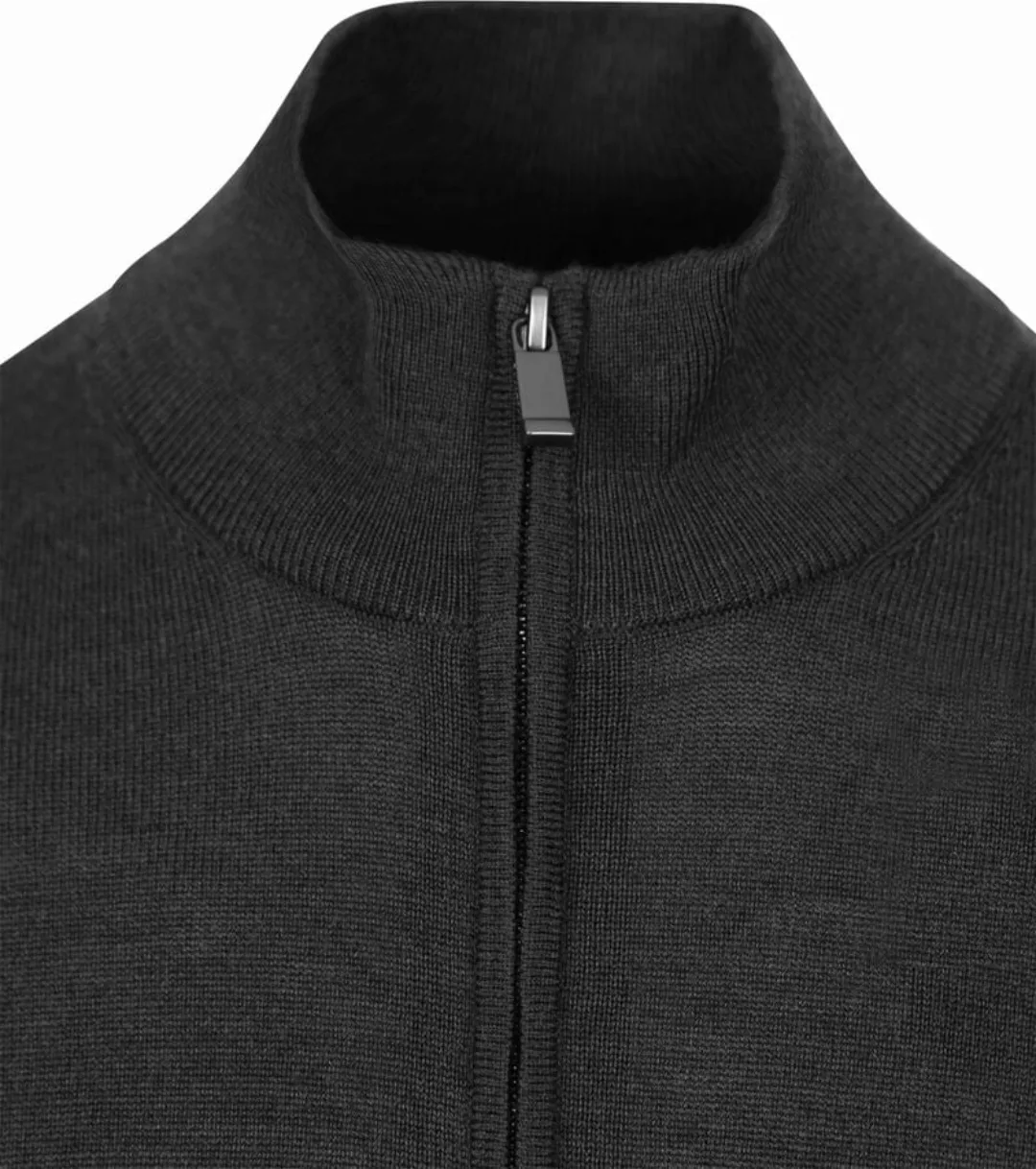 Suitable Merino Half Zip Pullover Anthrazit - Größe S günstig online kaufen