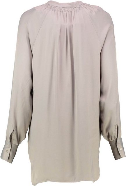 Milano Italy Klassische Bluse MILANO Bluse taupe langarm in leichtfließende günstig online kaufen