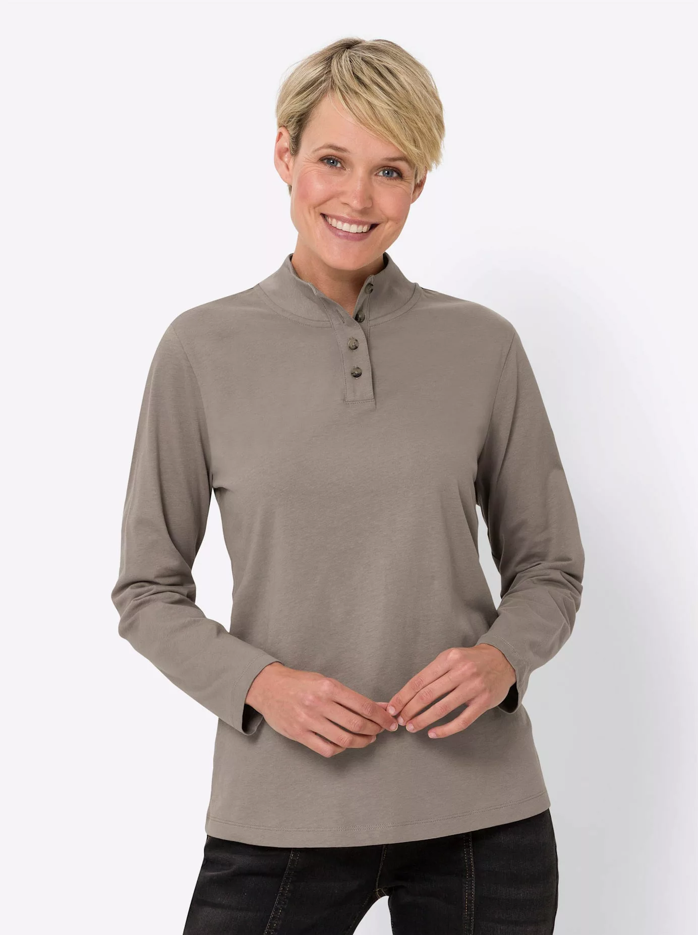 Classic Basics Stehkragenshirt "Shirt", (1 tlg.) günstig online kaufen