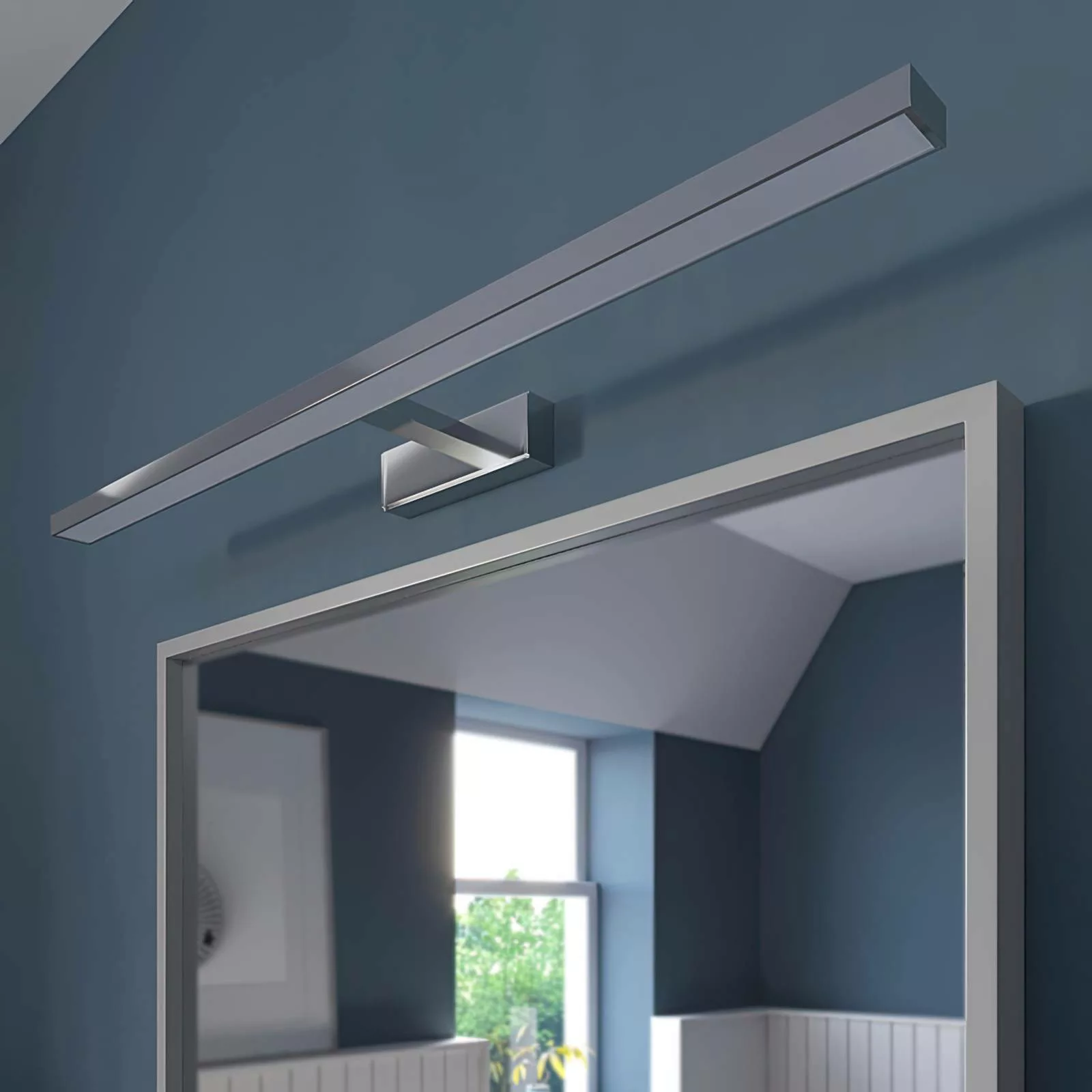 Lindby Jukka LED-Spiegelleuchte Badezimmer 90 cm günstig online kaufen