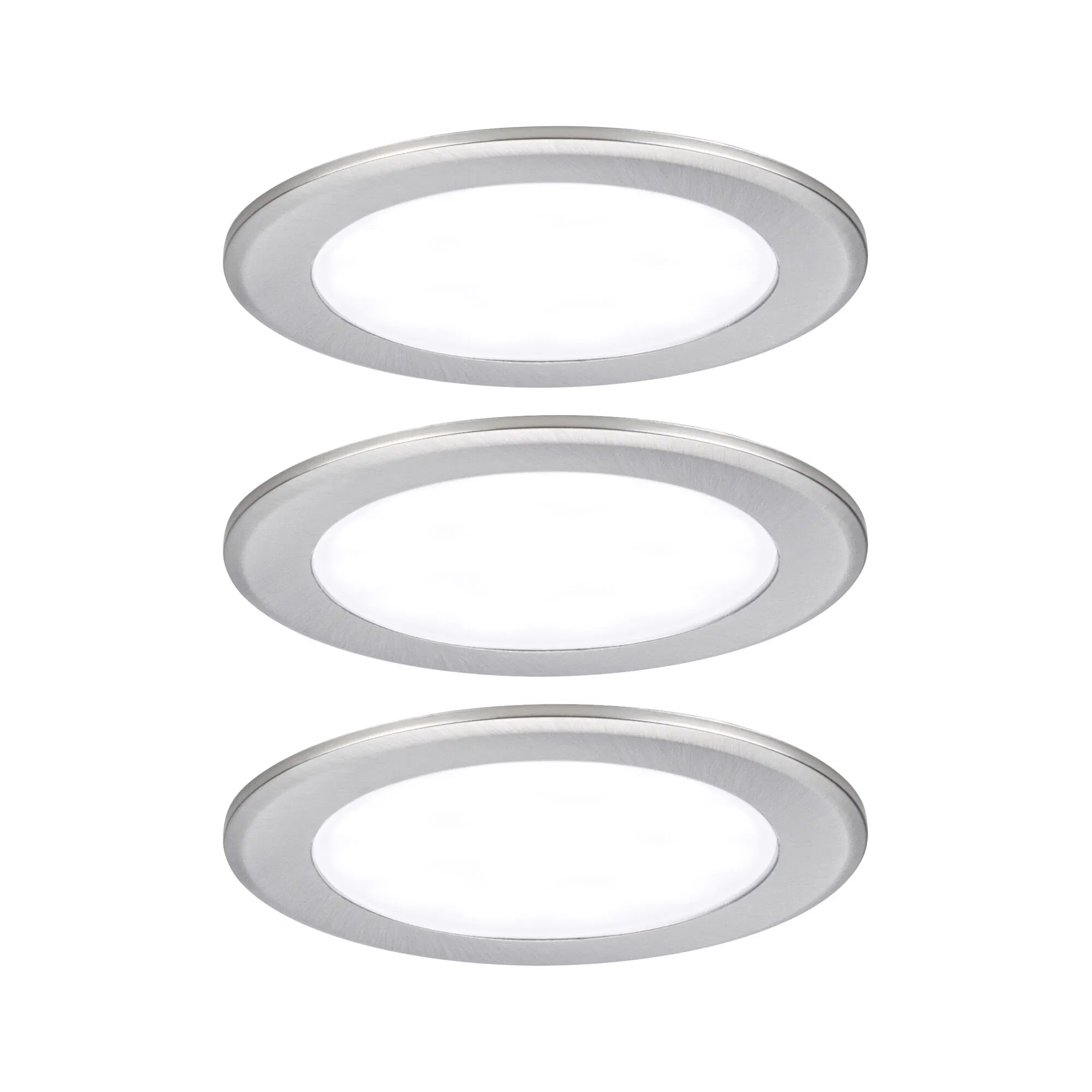 Paulmann "LED Möbeleinbauleuchten 3er-Set rund 65mm 3x2,5W 3x180lm 230/12V günstig online kaufen