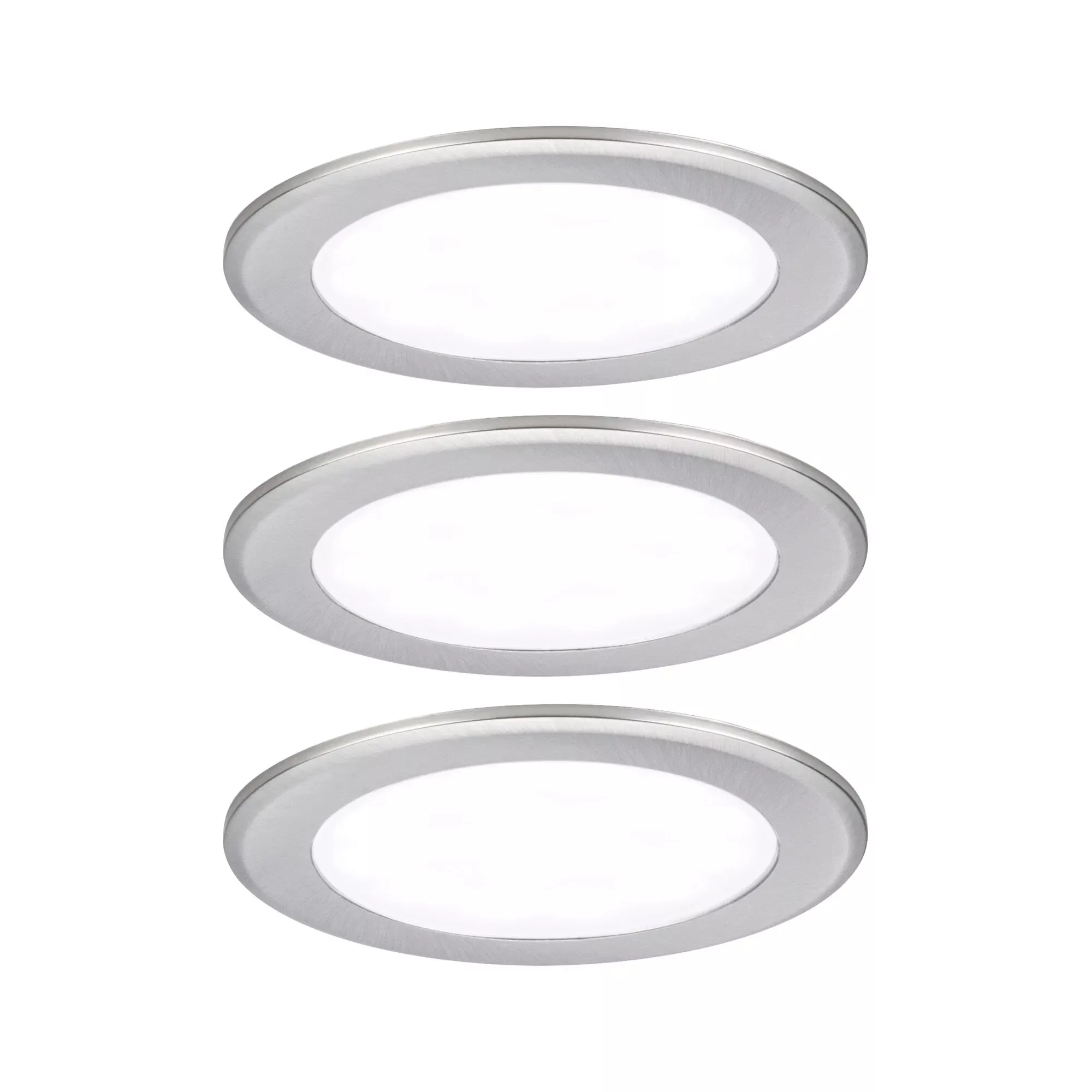 Paulmann "LED Möbeleinbauleuchten 3er-Set rund 65mm 3x2,5W 3x180lm 230/12V günstig online kaufen