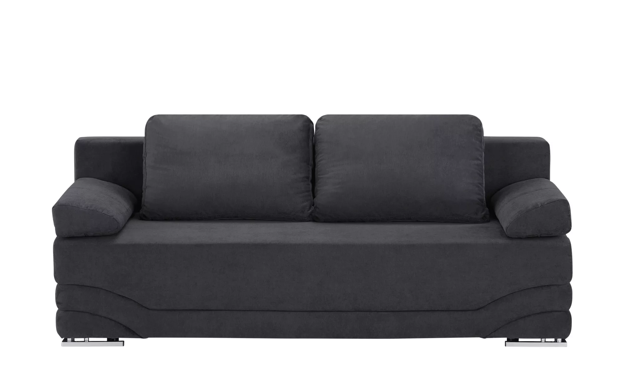 Schlafsofa  Venice ¦ schwarz ¦ Maße (cm): B: 202 H: 93 T: 97 Polstermöbel > günstig online kaufen