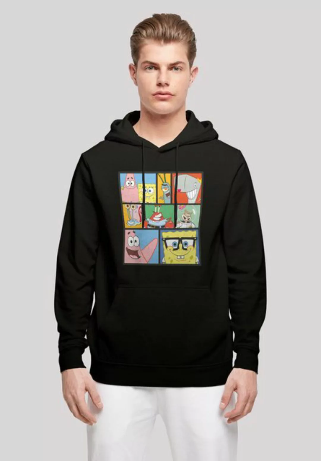 F4NT4STIC Kapuzenpullover "Spongebob Schwammkopf Collage", Print günstig online kaufen