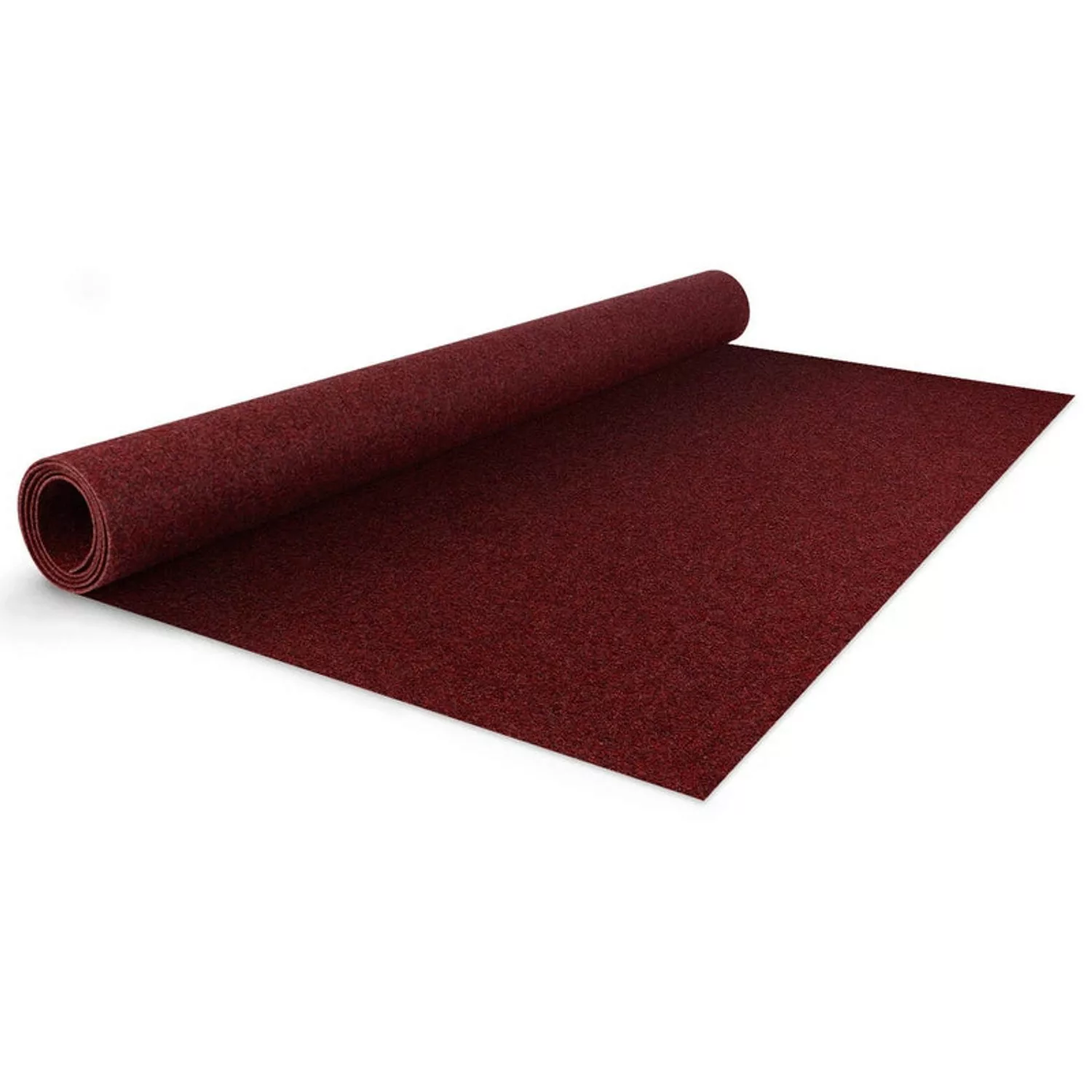 KARAT Individuell Zuschneidbarer Eventteppich Turbo Rot 100 x 650 cm günstig online kaufen