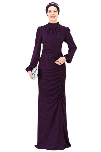 fashionshowcase Abendkleid langärmliges Maxikleid Damen Abaya Kleid - Modes günstig online kaufen