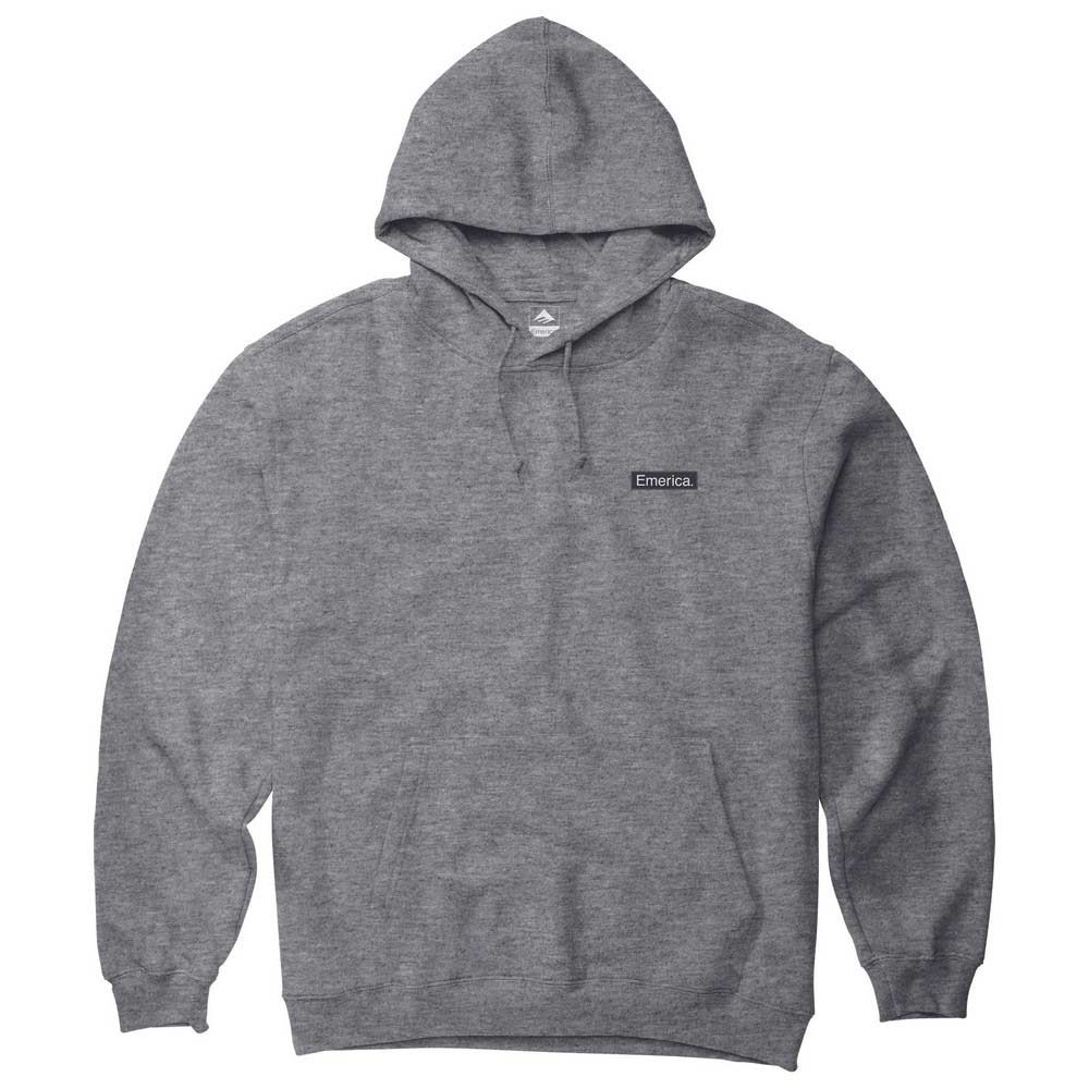 Emerica Micro Pure Patch Hoodie Mit Halbem Reißverschluss L Grey / Heather günstig online kaufen