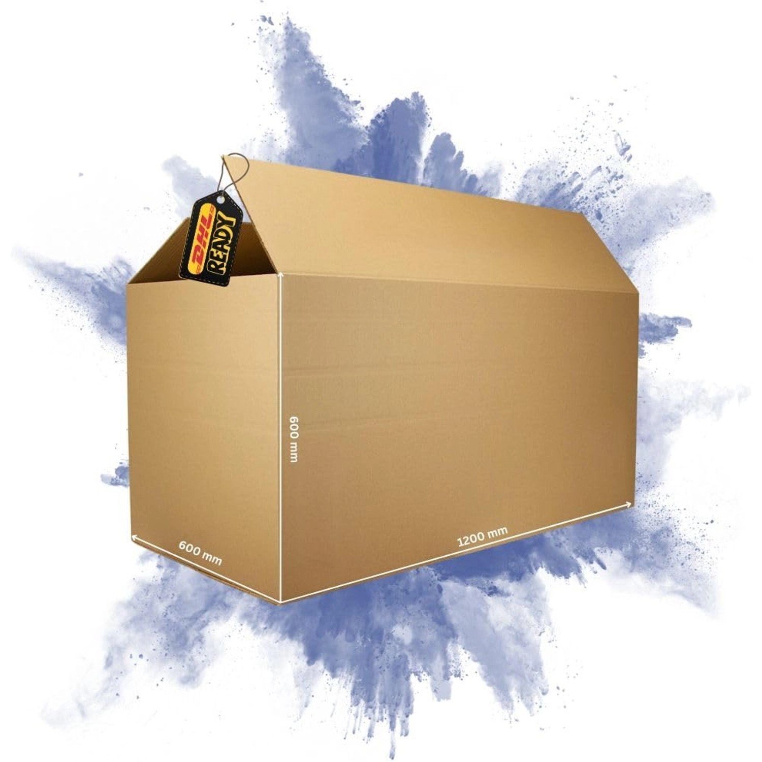 PROREGAL 1x Versandkarton 2-Wellig LxBxH 1200 x 600 x 600 mm Mit Höhenrille günstig online kaufen