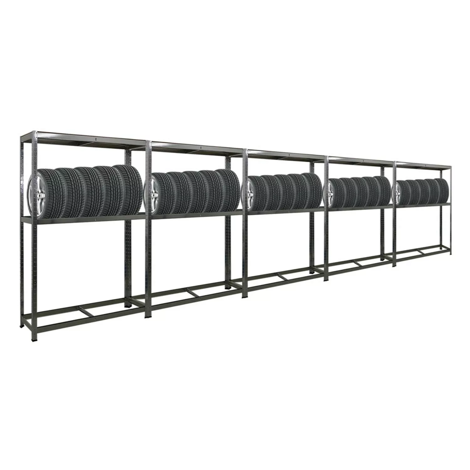 PROREGAL Mega Deal 5x Reifenregal RAGNAR HxBxT 180 x 120 x 40cm Bis Zu 8 Re günstig online kaufen