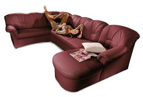 DOMO collection Wohnlandschaft "Papenburg, zeitlose Rückensteppung, elegant günstig online kaufen