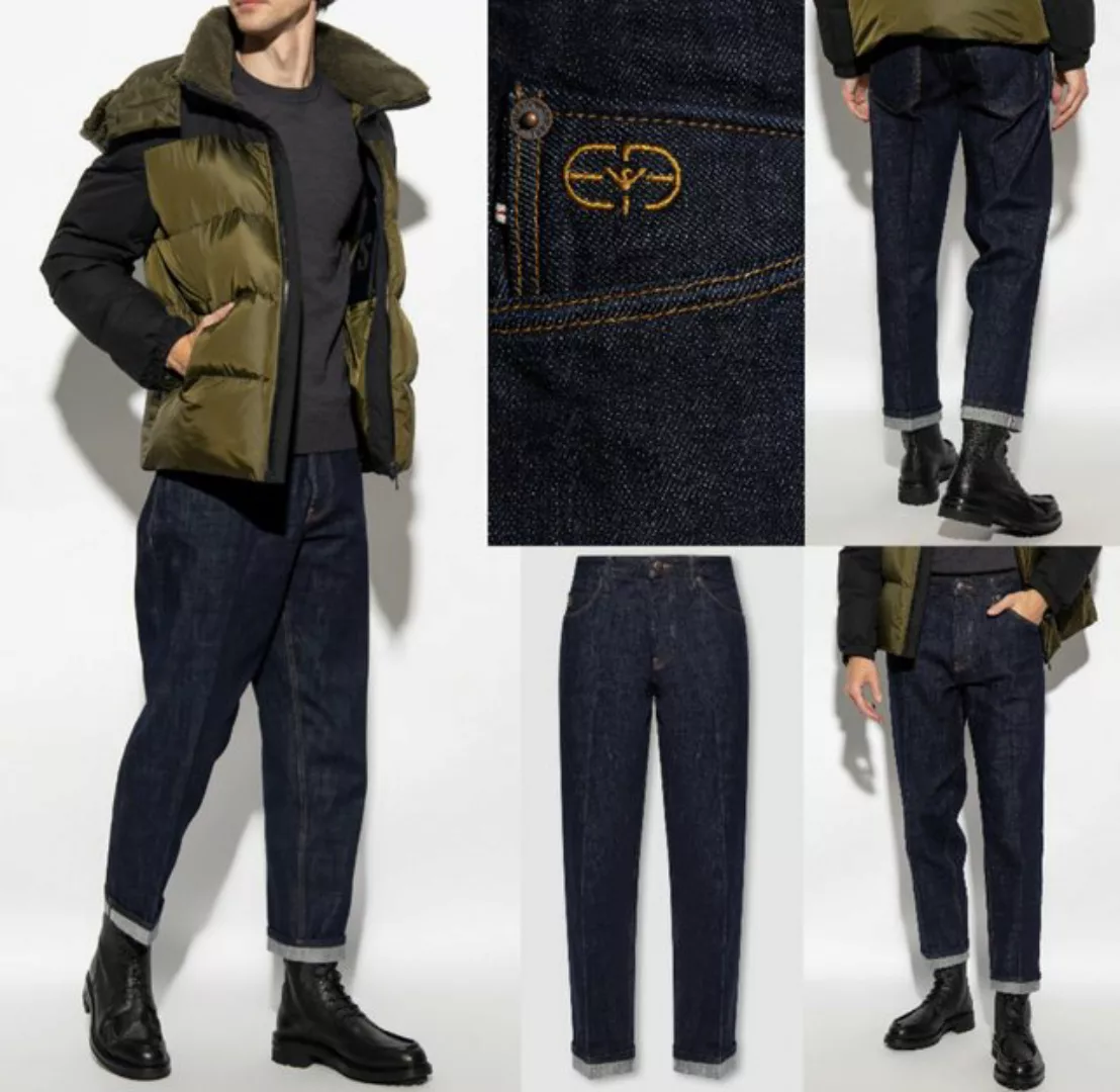 Emporio Armani Tapered-fit-Jeans EMPORIO ARMANI Jeans Loose Fit Pants Trous günstig online kaufen