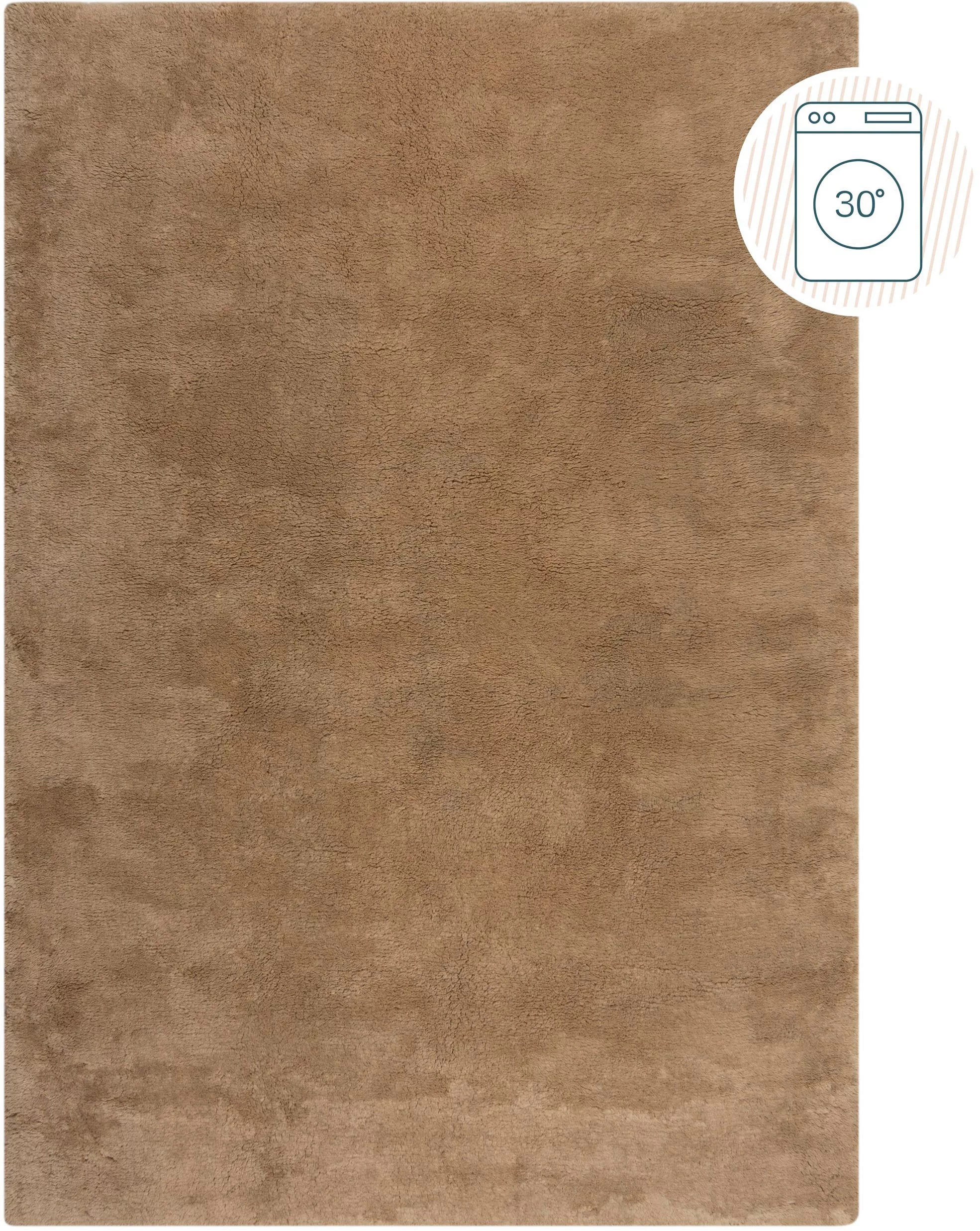 FLAIR RUGS Hochflor-Teppich »Faroe Wool Look«, rechteckig, 30 mm Höhe, Wasc günstig online kaufen