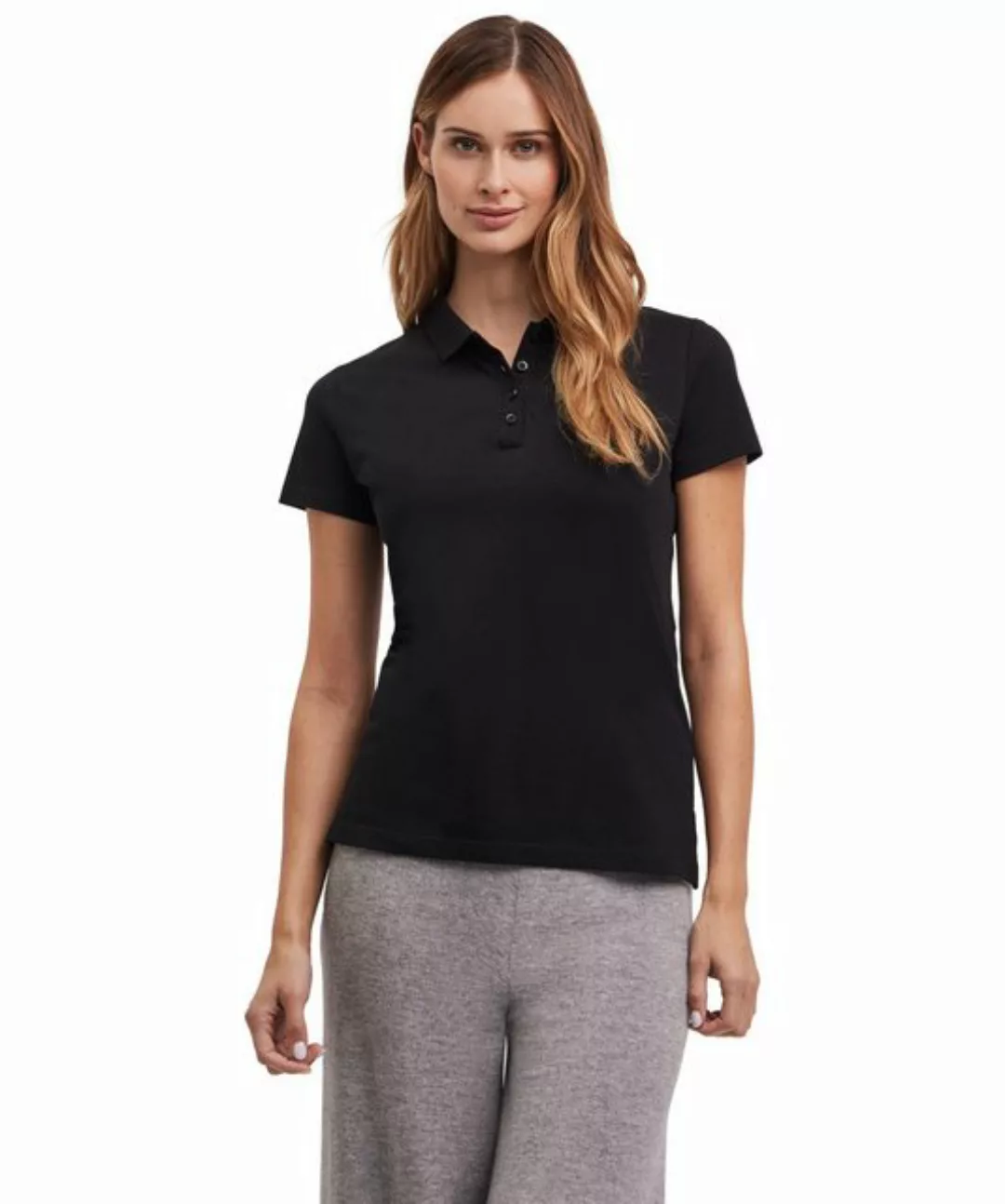 FALKE Poloshirt aus hochwertiger Pima-Baumwolle günstig online kaufen