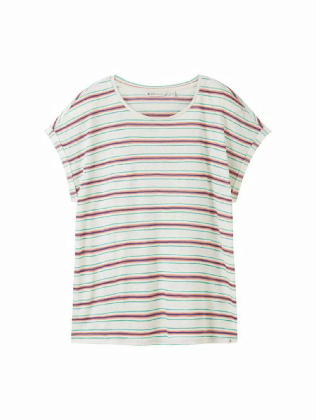 TOM TAILOR T-Shirt crispy stripe T-Shir günstig online kaufen