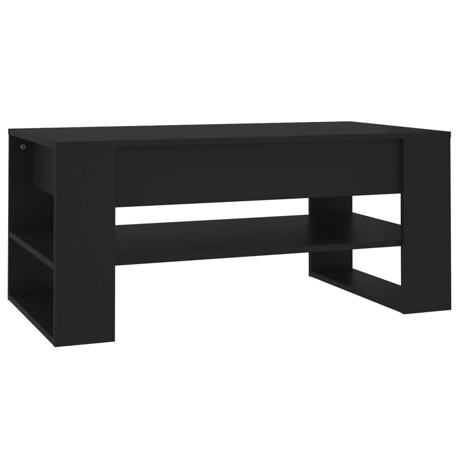 vidaXL Couchtisch Schwarz 102x55x45 cm Holzwerkstoff günstig online kaufen