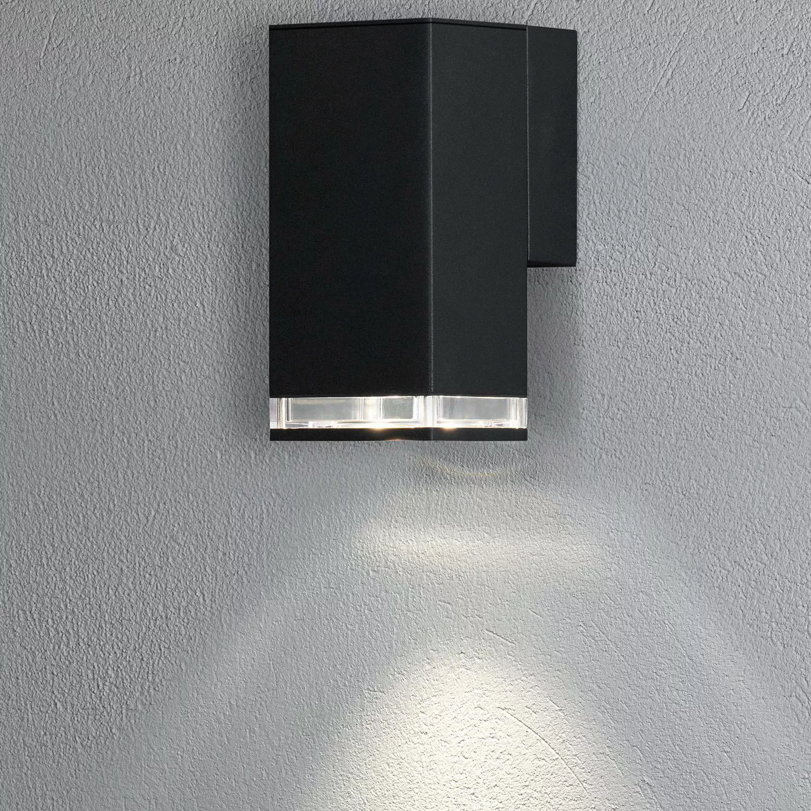 Außenwandleuchte Pollux Downlight 16,5cm, schwarz günstig online kaufen