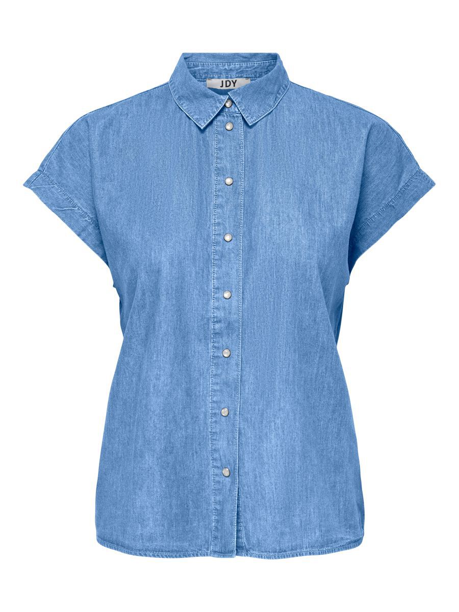 ONLY Kurzarm- Hemd Damen Blau günstig online kaufen