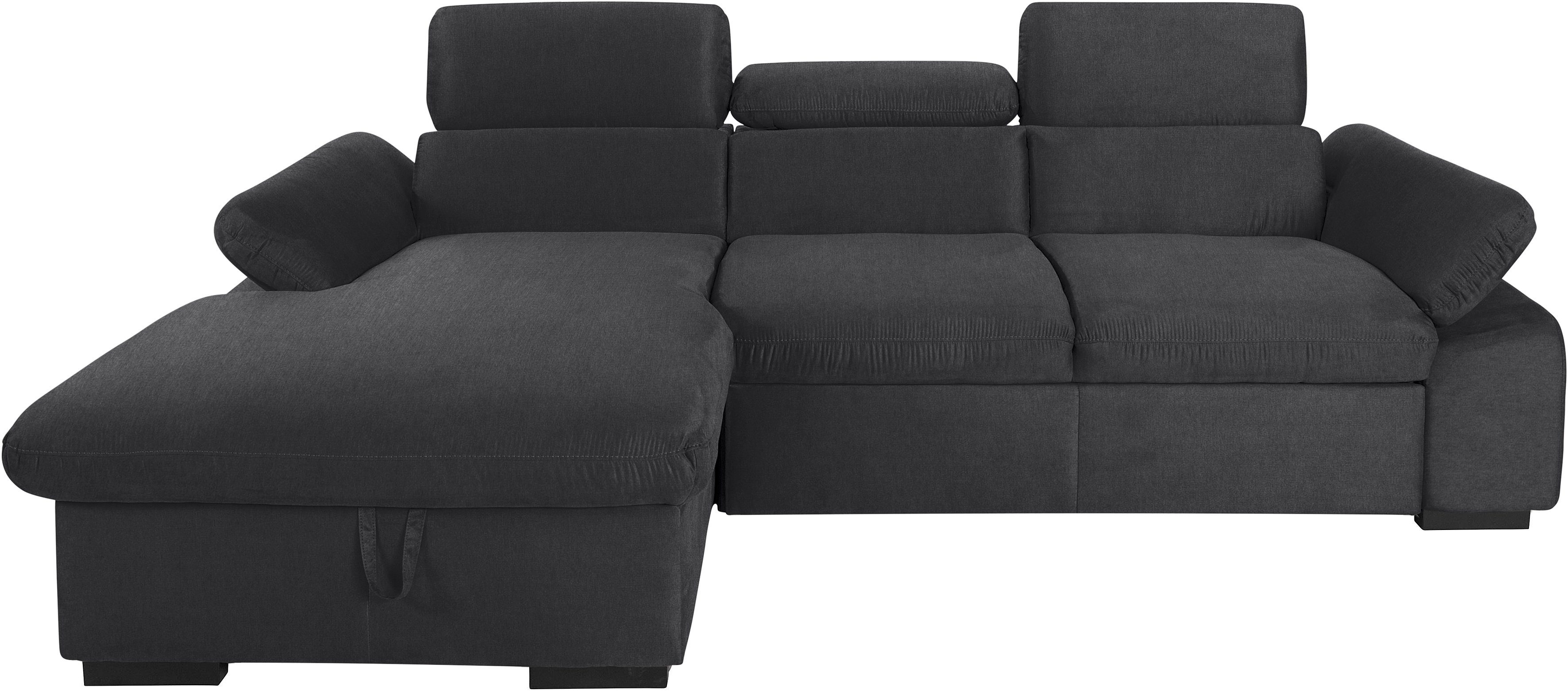 COTTA Ecksofa "Lola L-Form mit Kopfteilfunktion & Hocker", (Set, mit Hocker günstig online kaufen