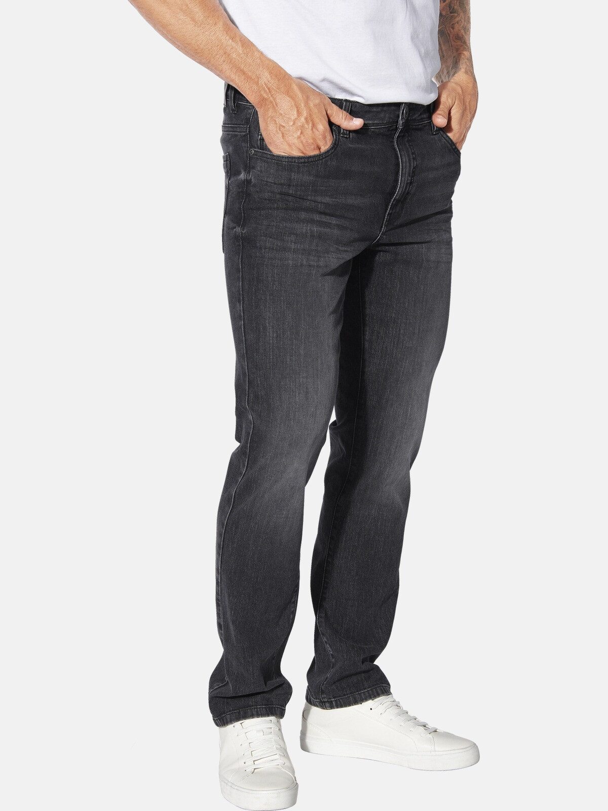 Jan Vanderstorm 5-Pocket-Jeans FENLAN mit Wascheffekt günstig online kaufen
