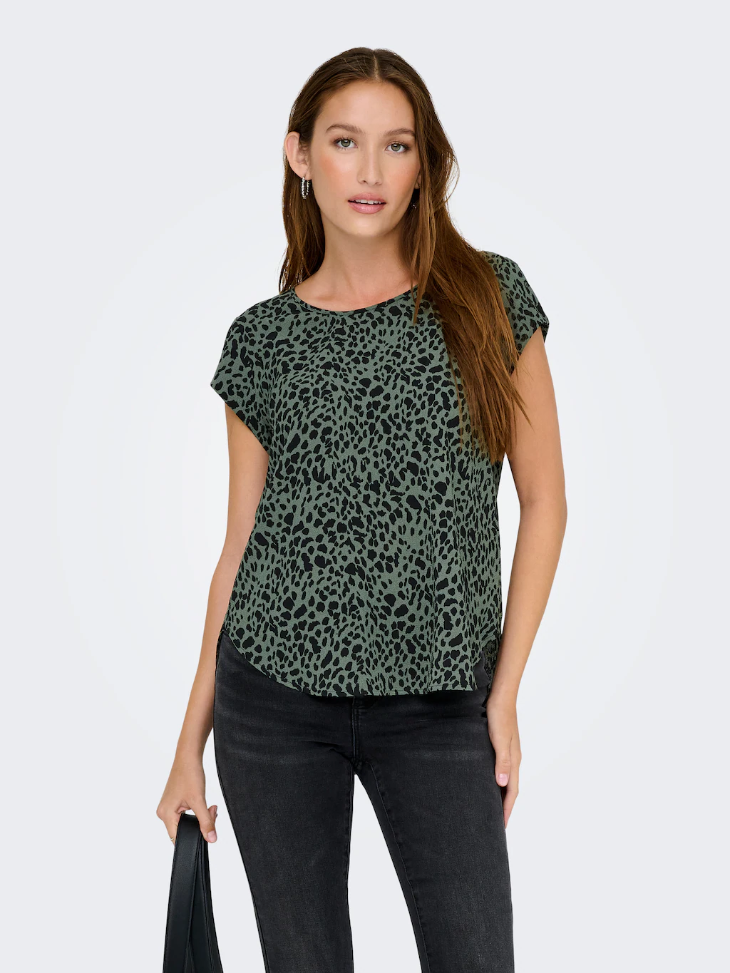 ONLY Shirtbluse "ONLVIC S/S AOP TOP NOOS PTM", mit Allover Druck günstig online kaufen