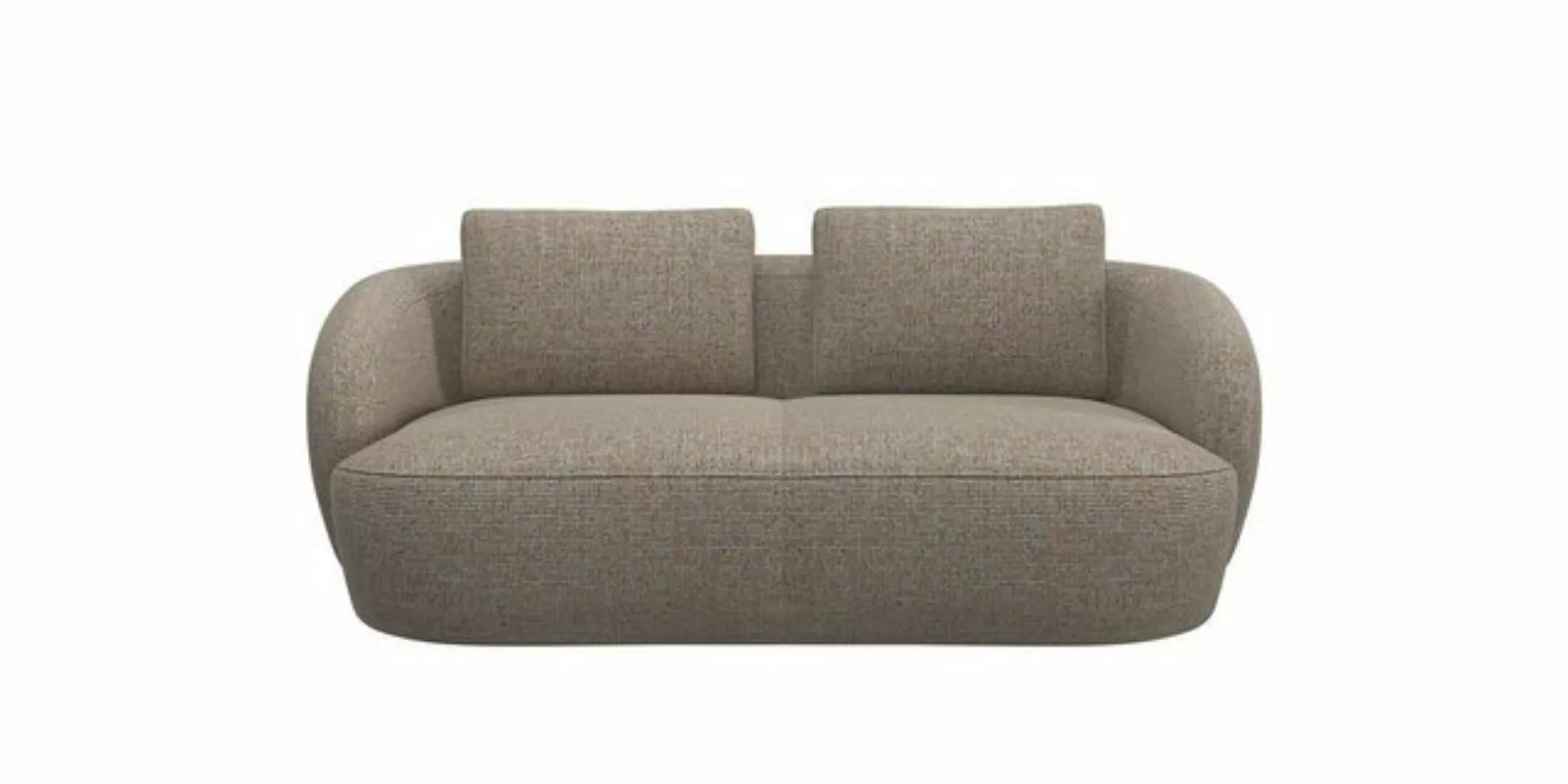 FLEXLUX 2,5-Sitzer Torino, rund, Couch, Loveseat, Modernes, organisches Sof günstig online kaufen