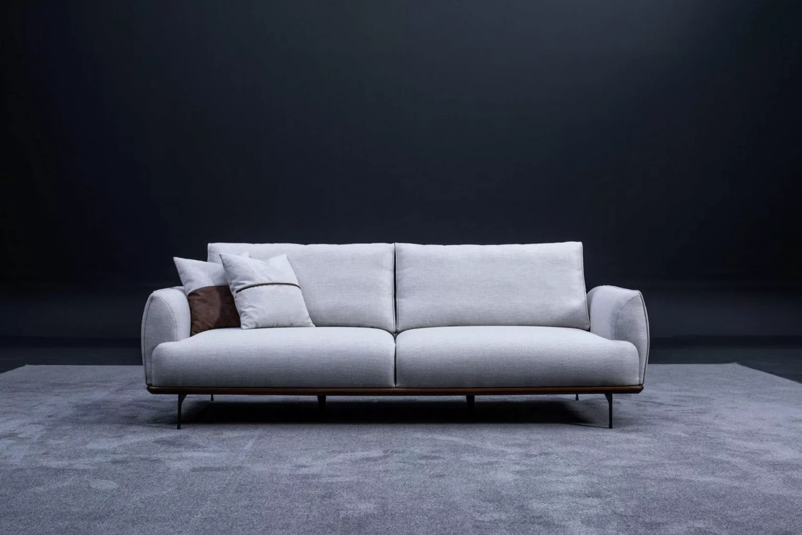 Xlmoebel Sofa Neu Luxus Designer 3-Sitzer Stoffsofa für das Wohnzimmer -, H günstig online kaufen