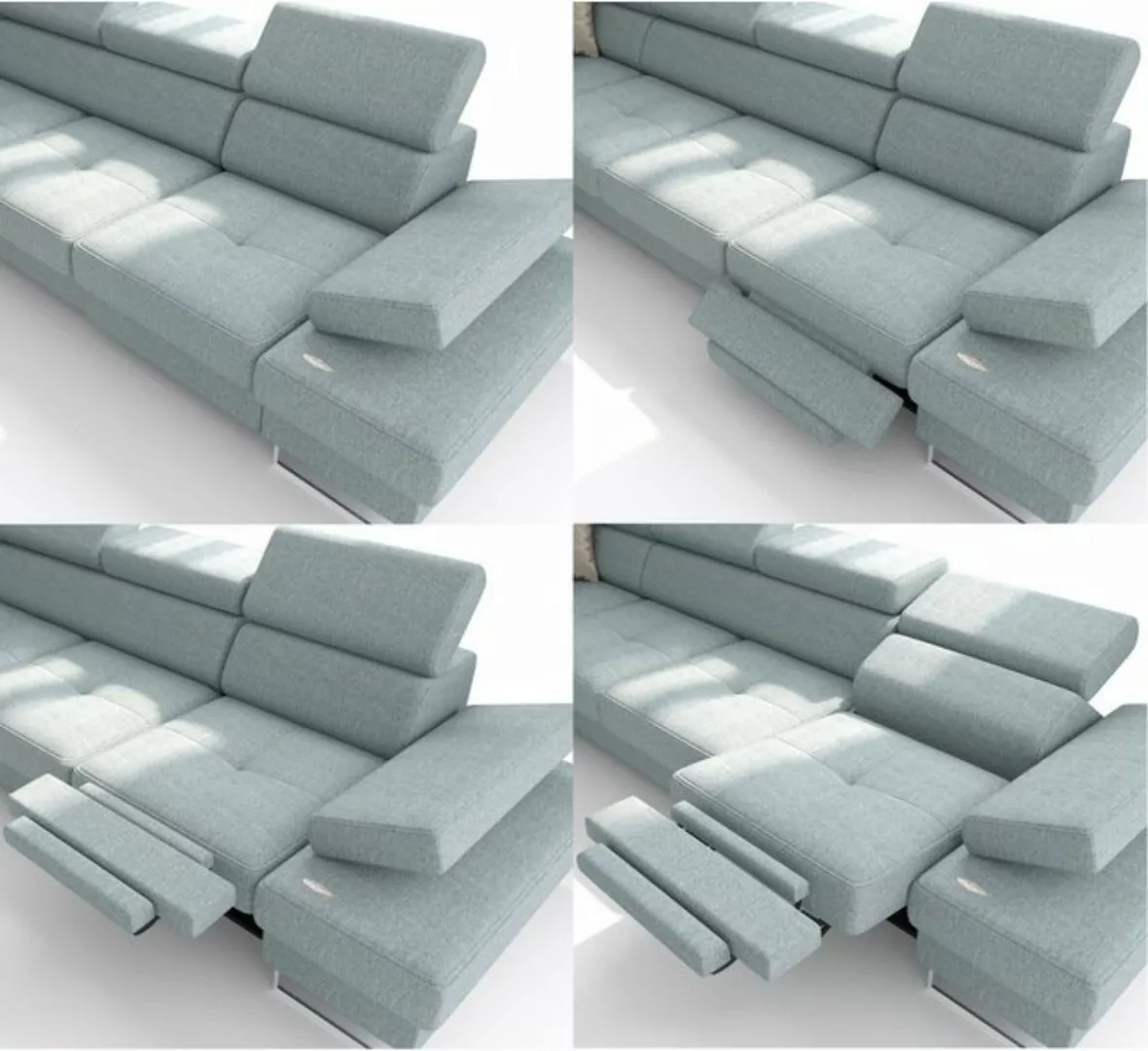 Möbel für Dich Wohnlandschaft XXL Ecksofa Galayx Max2 Relax, mit Relaxfunkt günstig online kaufen