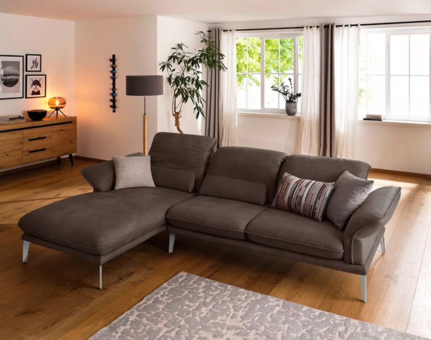 W.SCHILLIG Ecksofa "sherry, Designsofa mit tollem Sitzkomfort, bequem, L-Fo günstig online kaufen