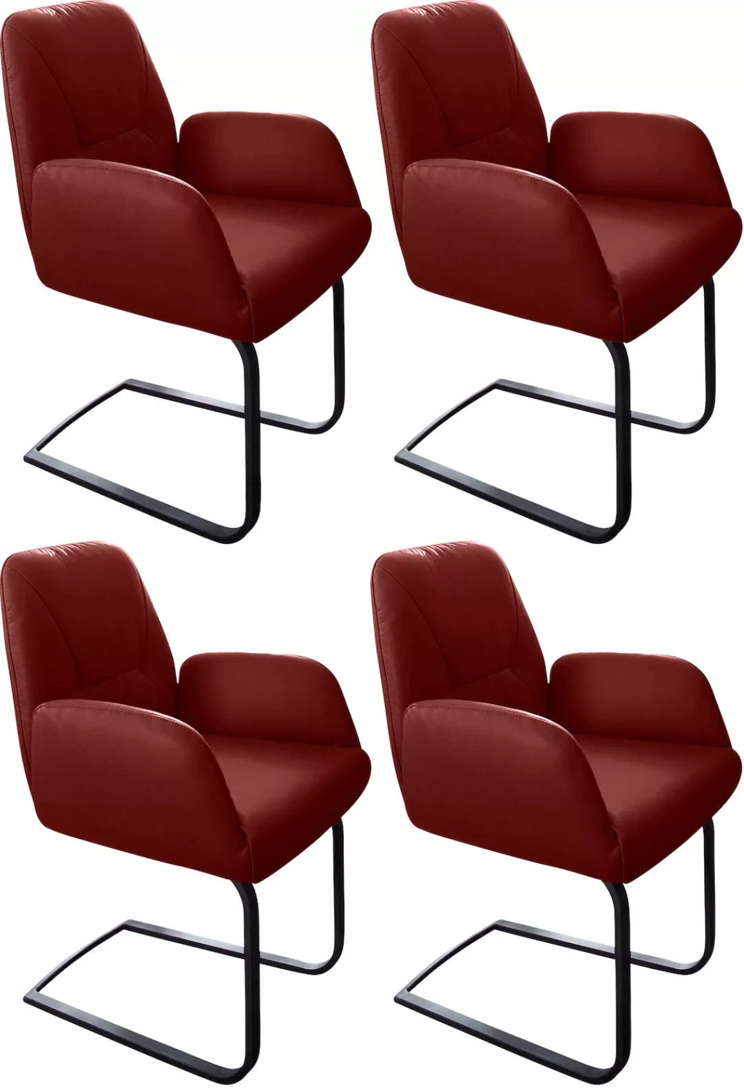 W.SCHILLIG Freischwinger "ole", (Set), 4 St., Longlife Xtra-Leder Z59, 2er- günstig online kaufen