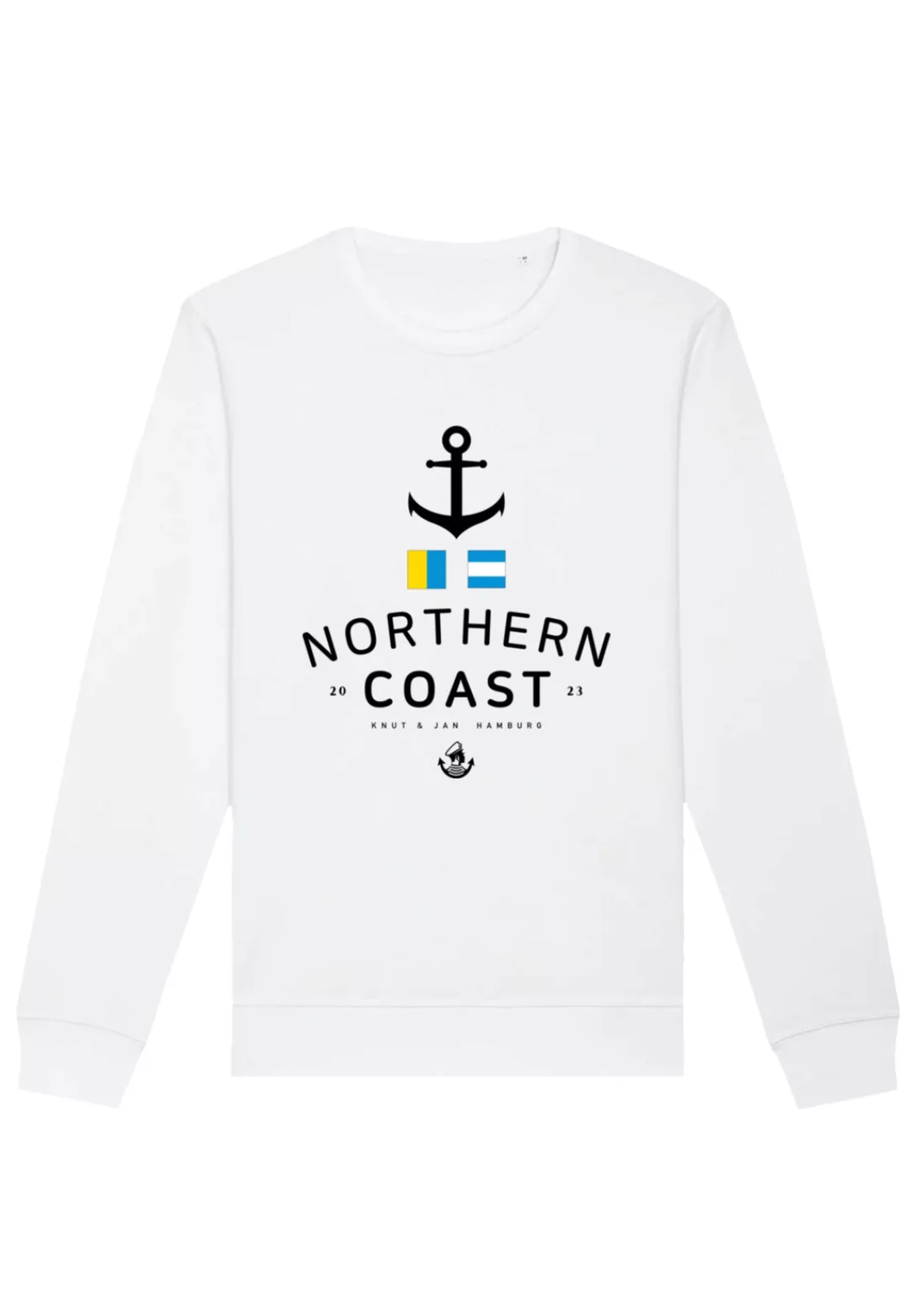 F4NT4STIC Sweatshirt "Ahoi Anker Outlines Knut & Jan Hamburg", Premium Qual günstig online kaufen