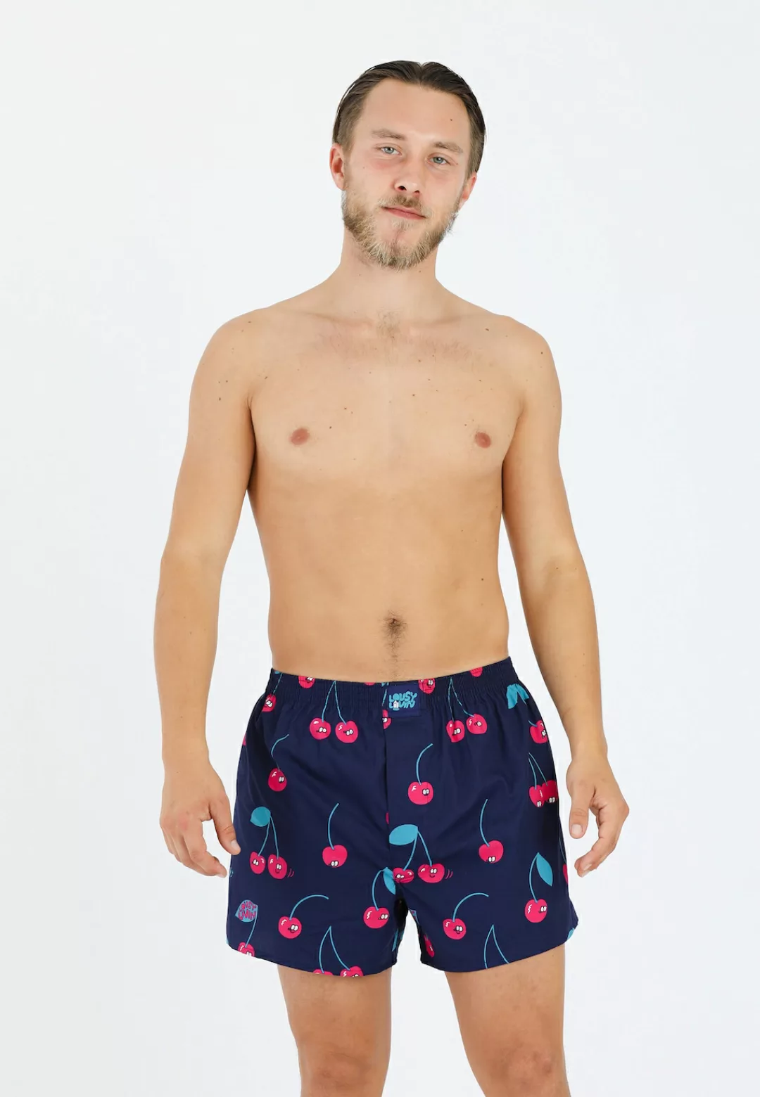 Lousy Livin 2-er Set Boxershorts Blau & Lila mit Motiv günstig online kaufen