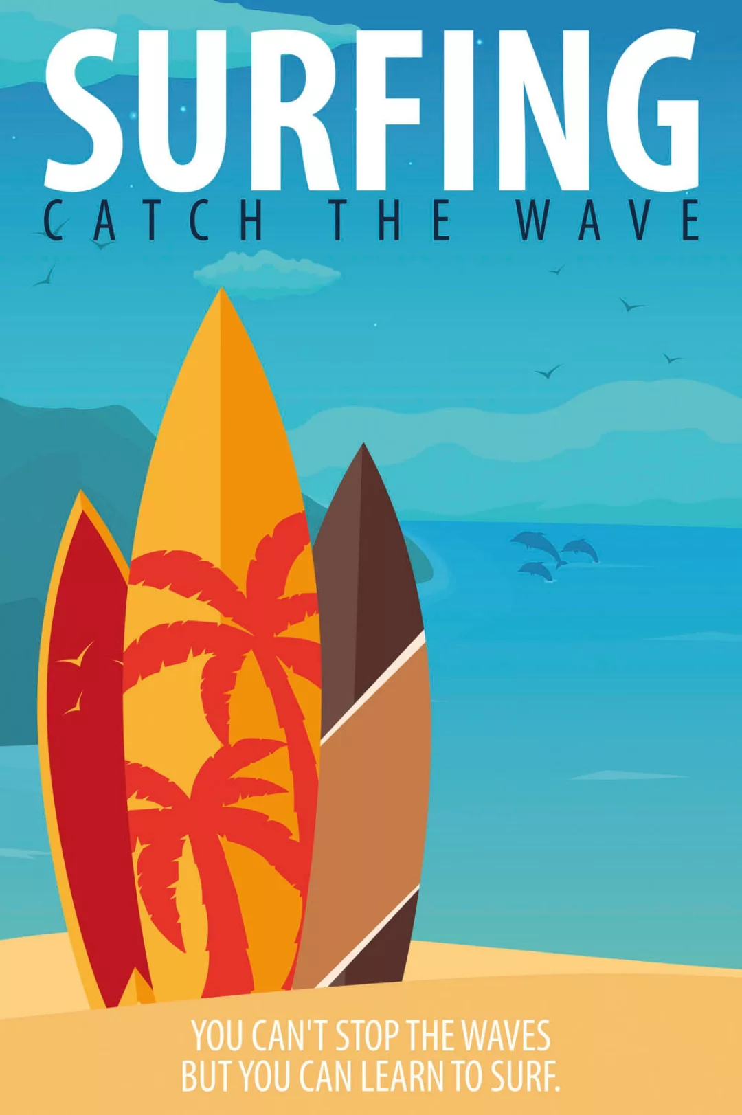 queence Metallbild "Catch the Wave", (1 St.) günstig online kaufen