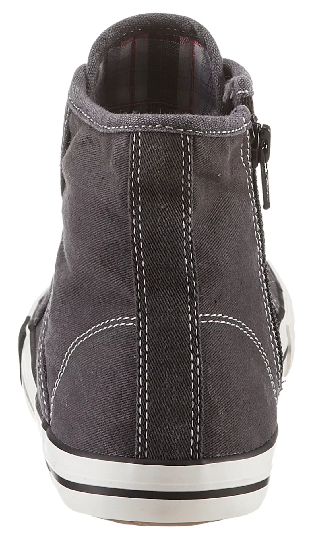 Mustang Shoes Sneaker, High Top-Sneaker, Schnürschuh mit Label in der Laufs günstig online kaufen