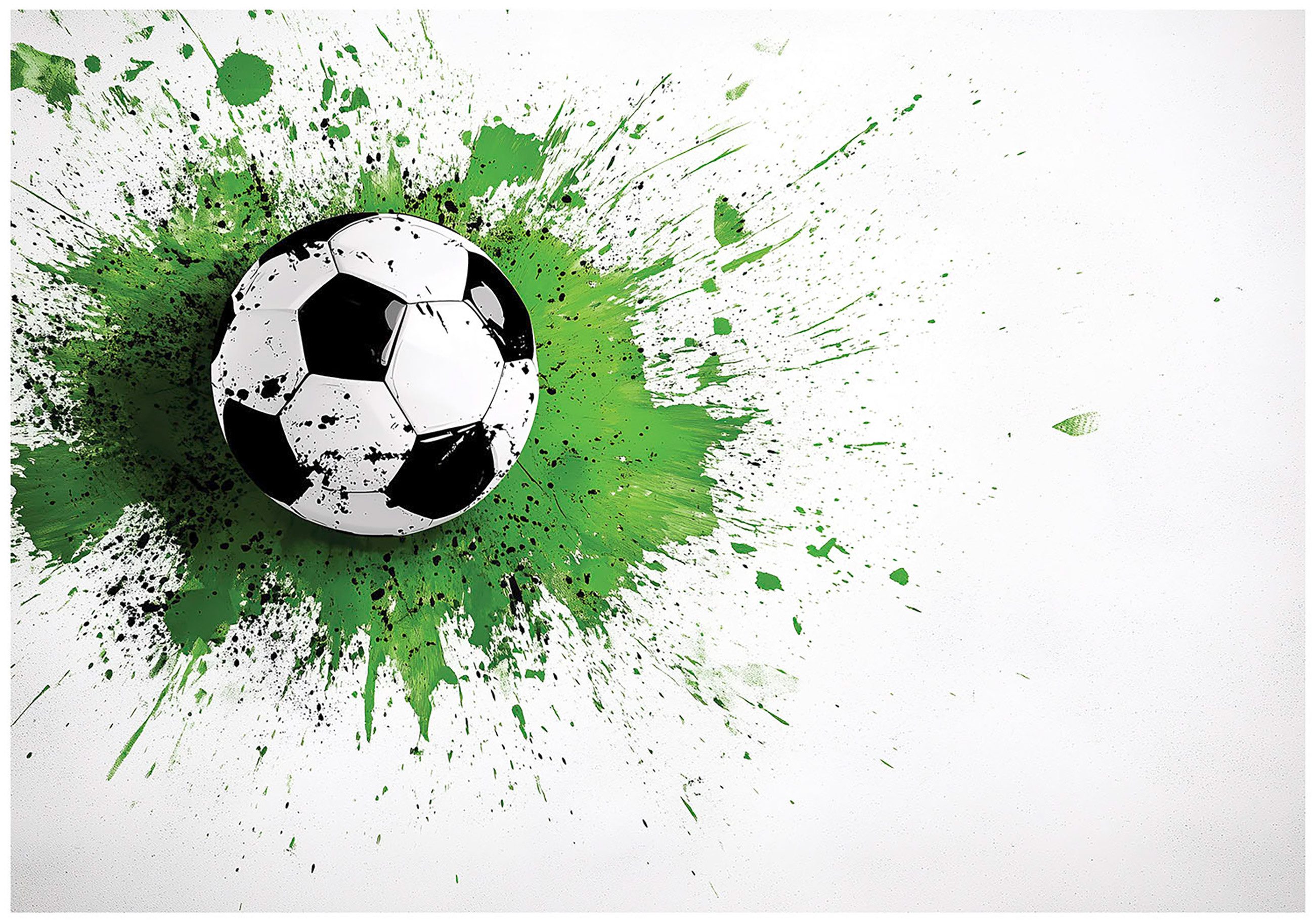 Wallarena Fototapete Kinderzimmer Fußball Grün Kinder günstig online kaufen
