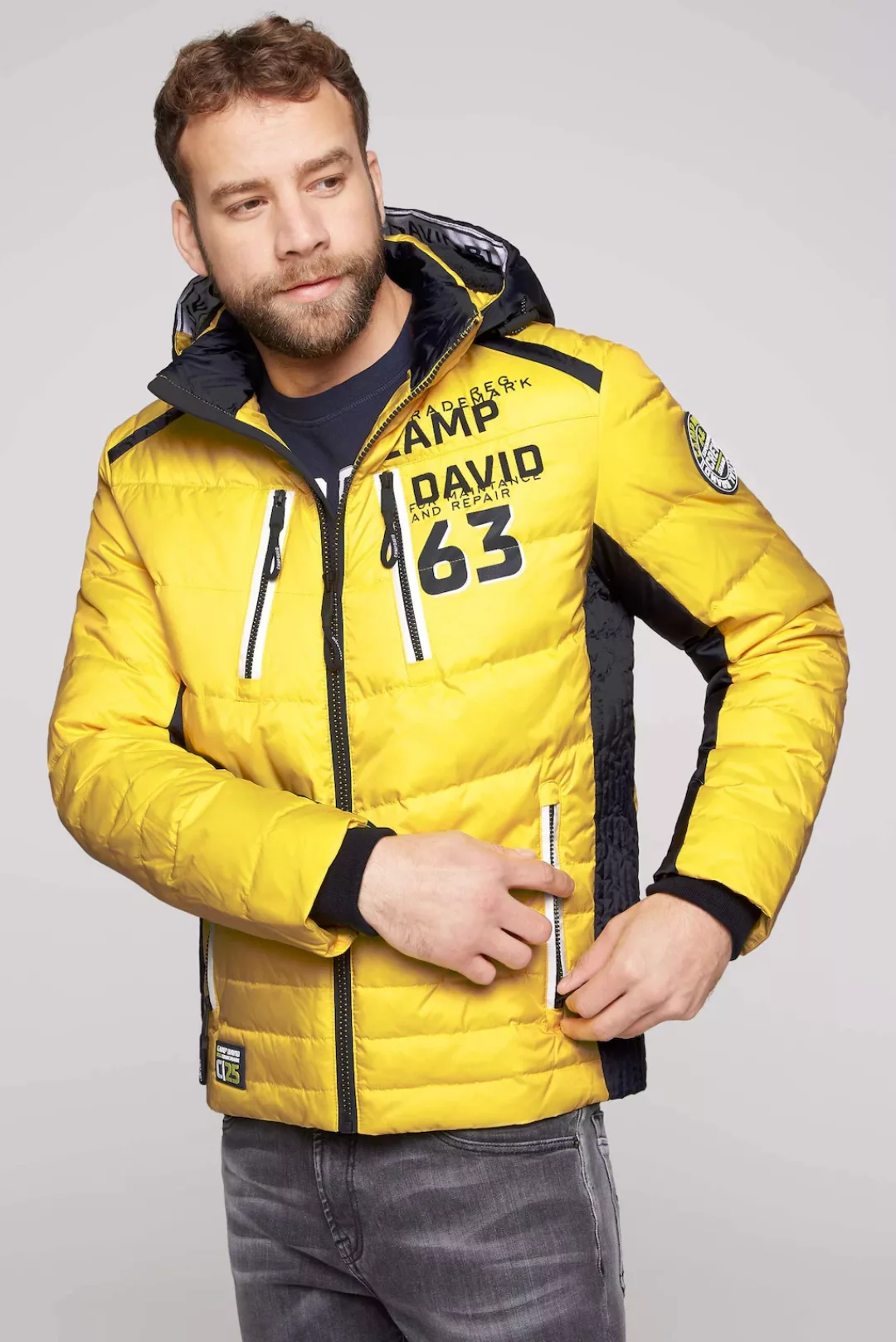 CAMP DAVID Winterjacke, mit Kapuze, mit abtrennbarer Kapuze günstig online kaufen