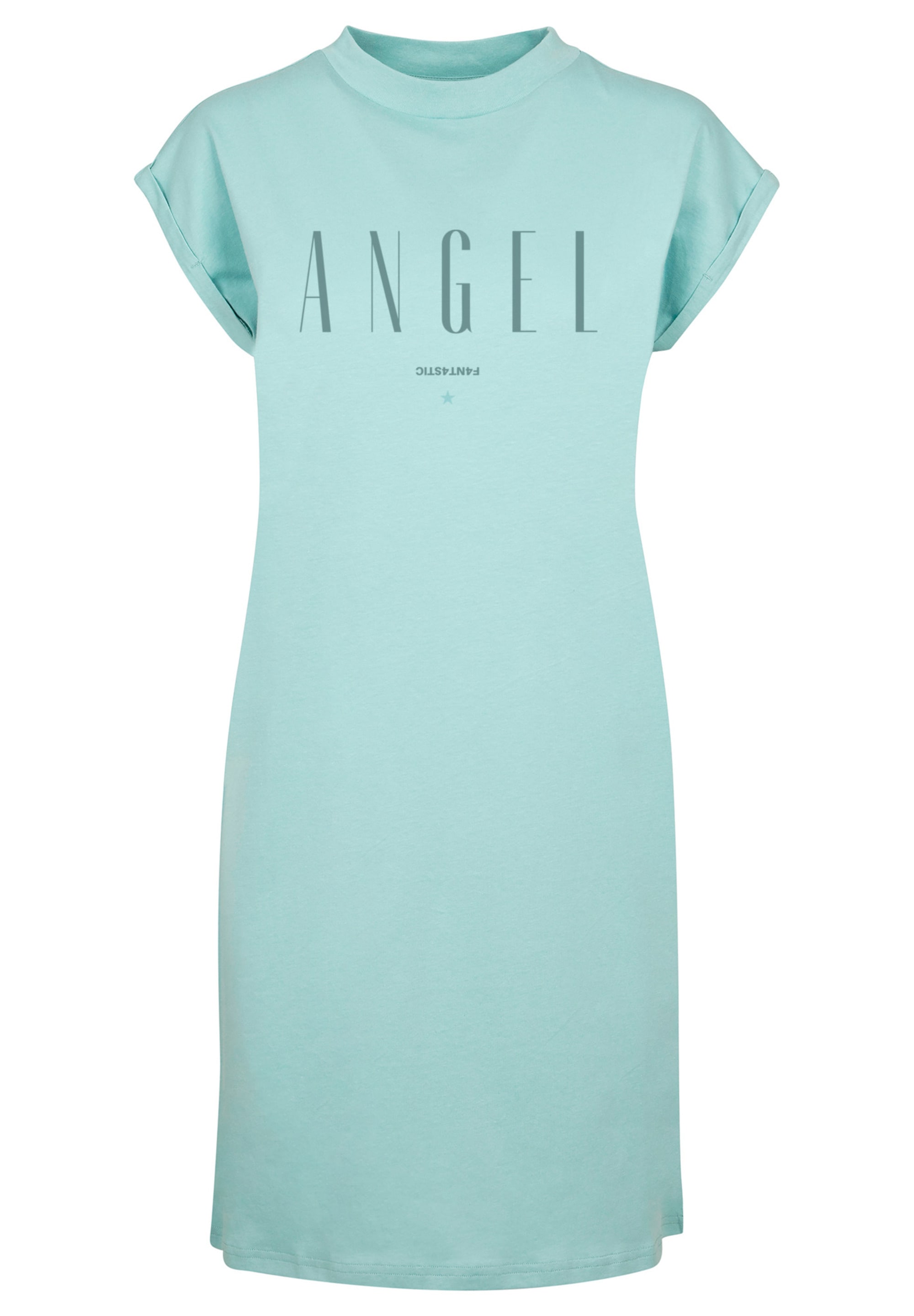 F4NT4STIC Shirtkleid "Engel lila türkis", Print günstig online kaufen