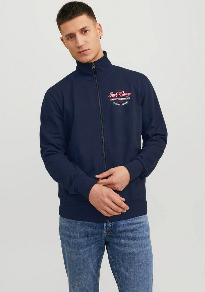 Jack & Jones Sweatjacke JJ JJANDY SWEAT ZIP HIGH NECK günstig online kaufen