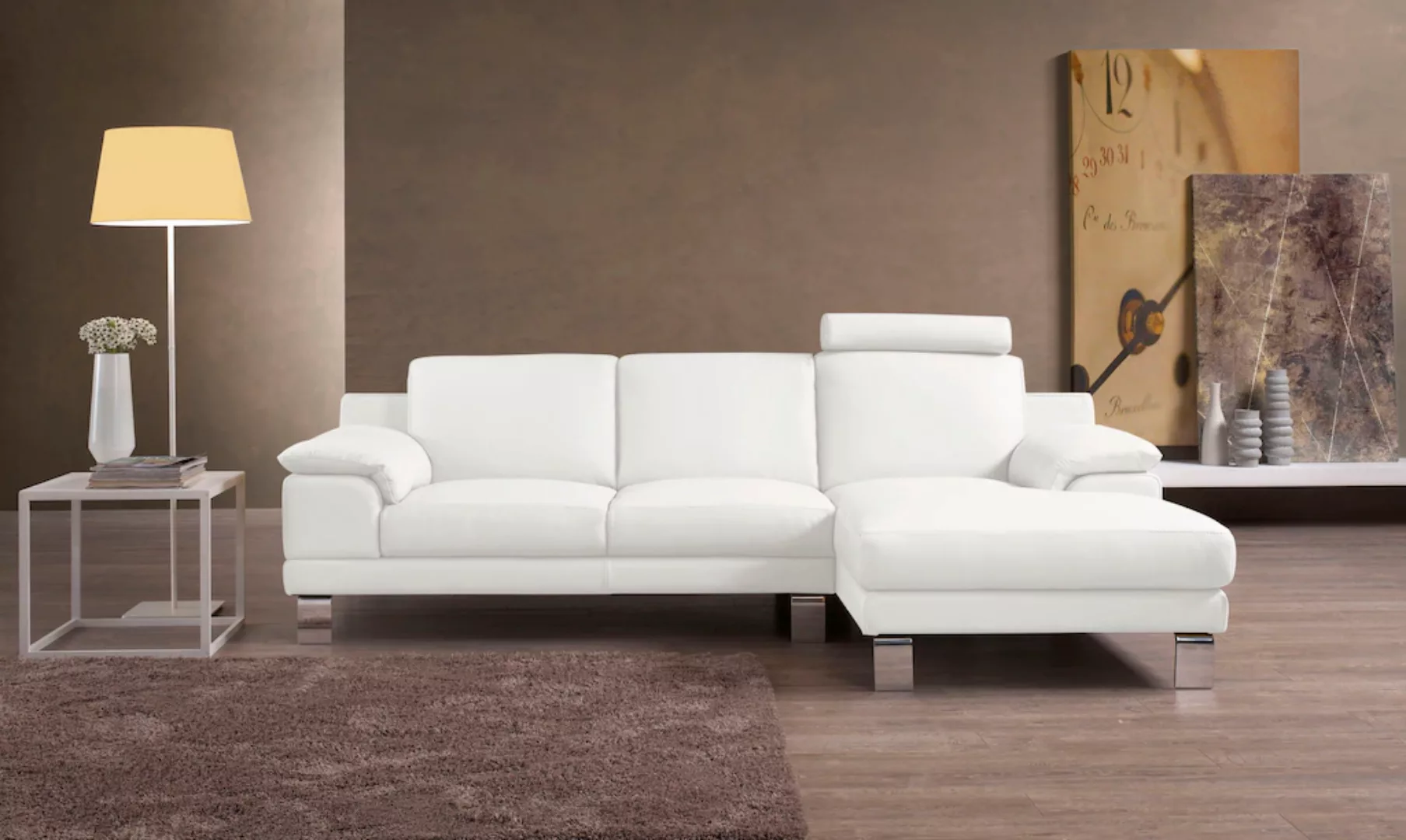 Egoitaliano Ecksofa "Shakira, Design und super Sitzkomfort auf hohem Niveau günstig online kaufen