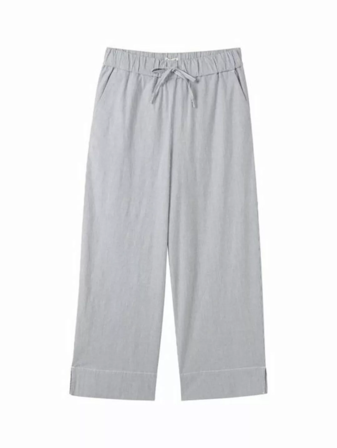 TOM TAILOR Stoffhose loose fit striped pants, delicate navy white stripe günstig online kaufen