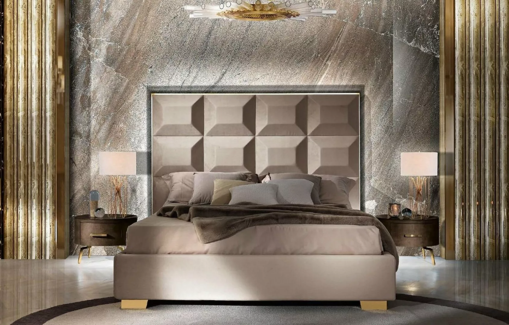 JVmoebel Bett, Bett Luxus Betten Bettrahmen Holz Schlafzimmer Doppel Ehe It günstig online kaufen