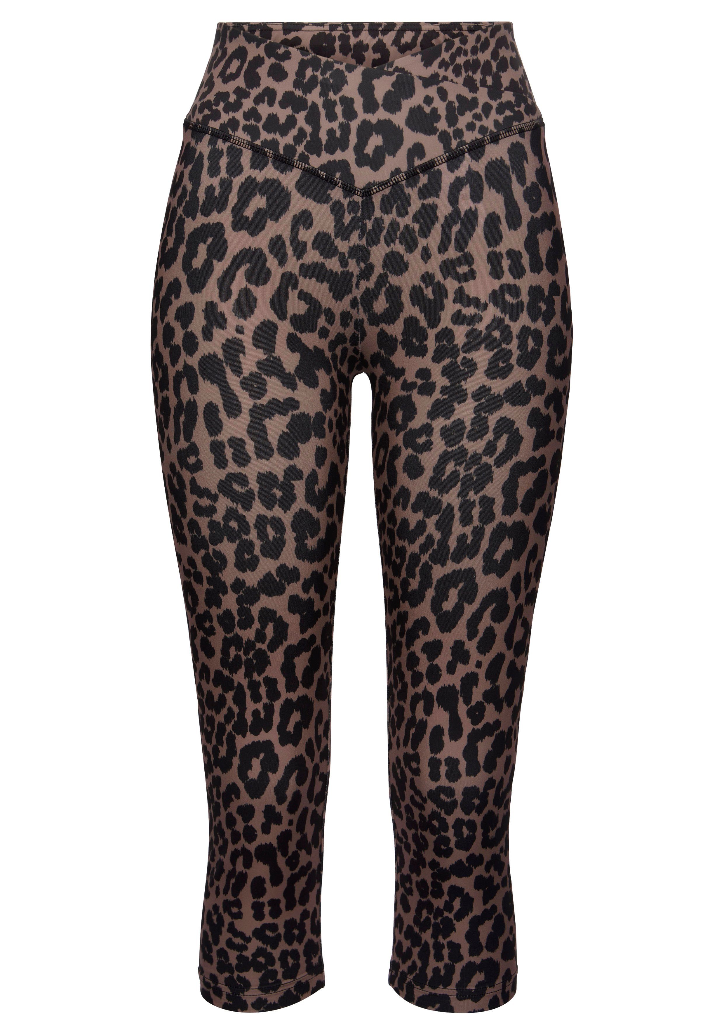 LASCANA ACTIVE Caprileggings, mit allover Druck günstig online kaufen