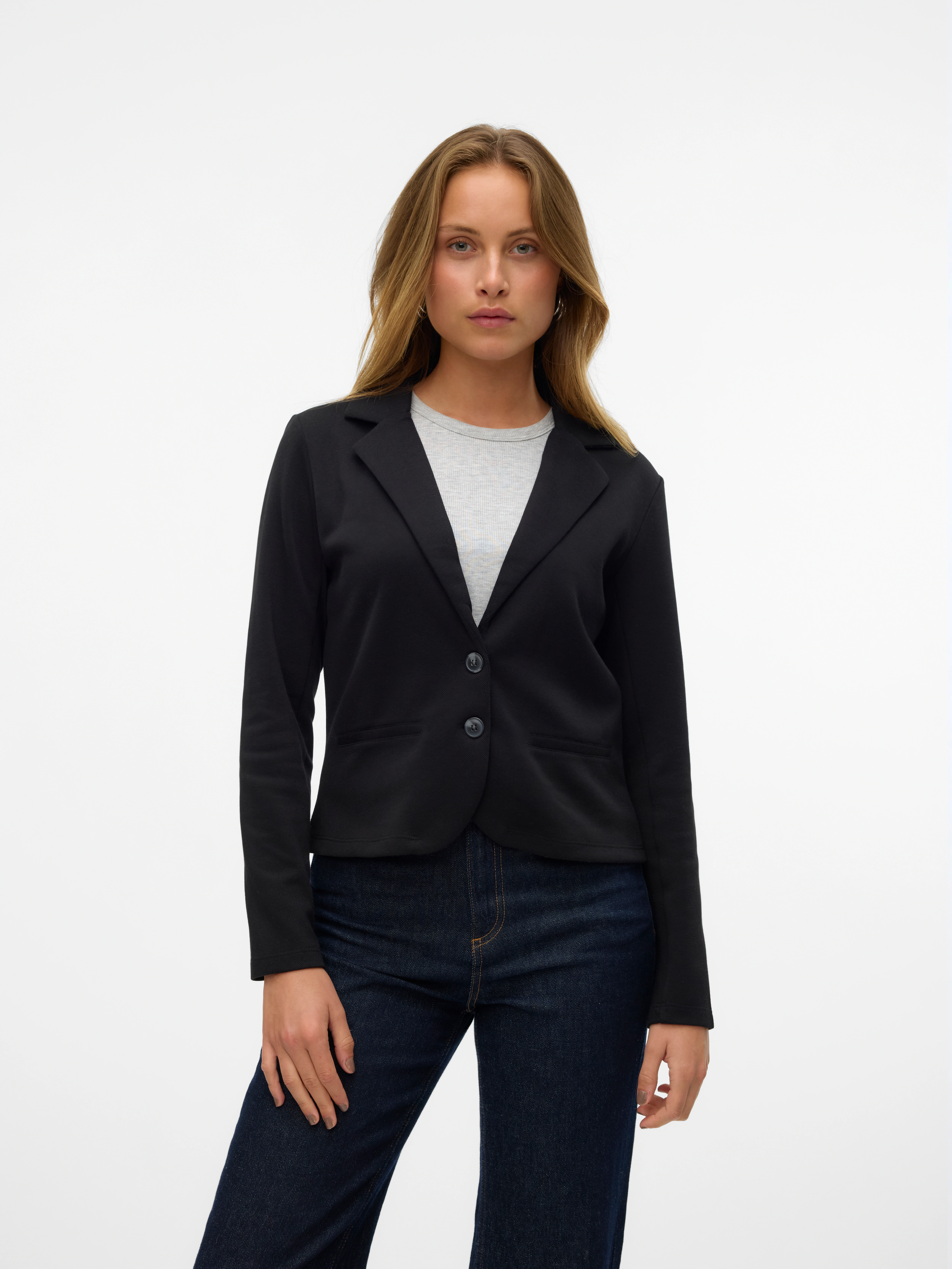 Vero Moda Kurzblazer VMEMMA (1-tlg) Plain/ohne Details günstig online kaufen