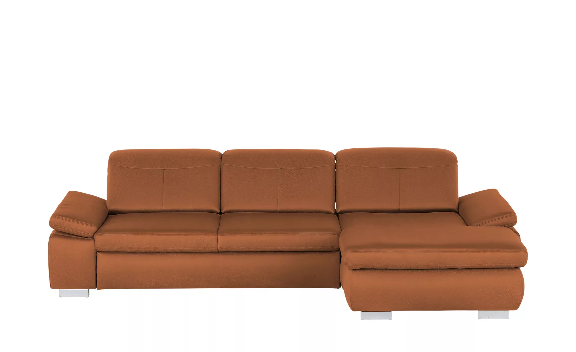 Lounge Collection Ecksofa aus Mikrofaser Kathrin ¦ orange ¦ Maße (cm): B: 3 günstig online kaufen